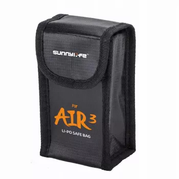 SUNNYLIFE ugniai atsparus dėklas 1 DJI Air 3 / 3S baterijai