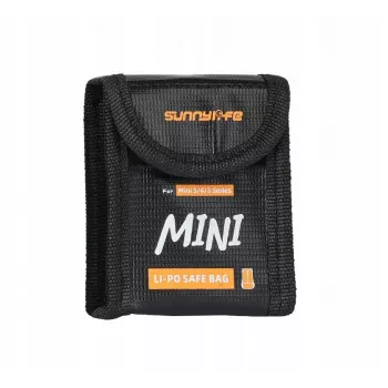 SUNNYLIFE Ugniai atsparus akumuliatoriaus saugos maišelis, skirtas DJI Mini 5/4/3 Pro/3, Lito 1, Lito X1 - 1x baterija