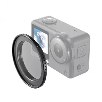 PULUZ 49mm filtro adapterio laikiklis, skirtas DJI Osmo Action 6