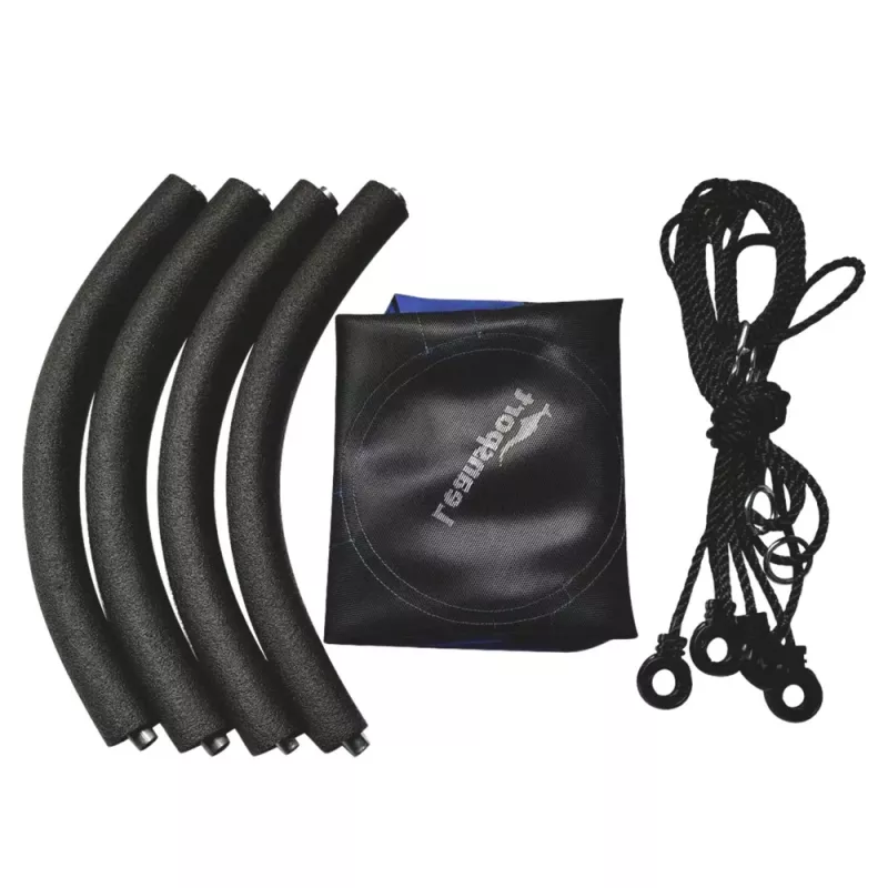 LEAN SPORT Sodo sūpynės „Gandro lizdas“ vaikams, mėlynos, 80 cm