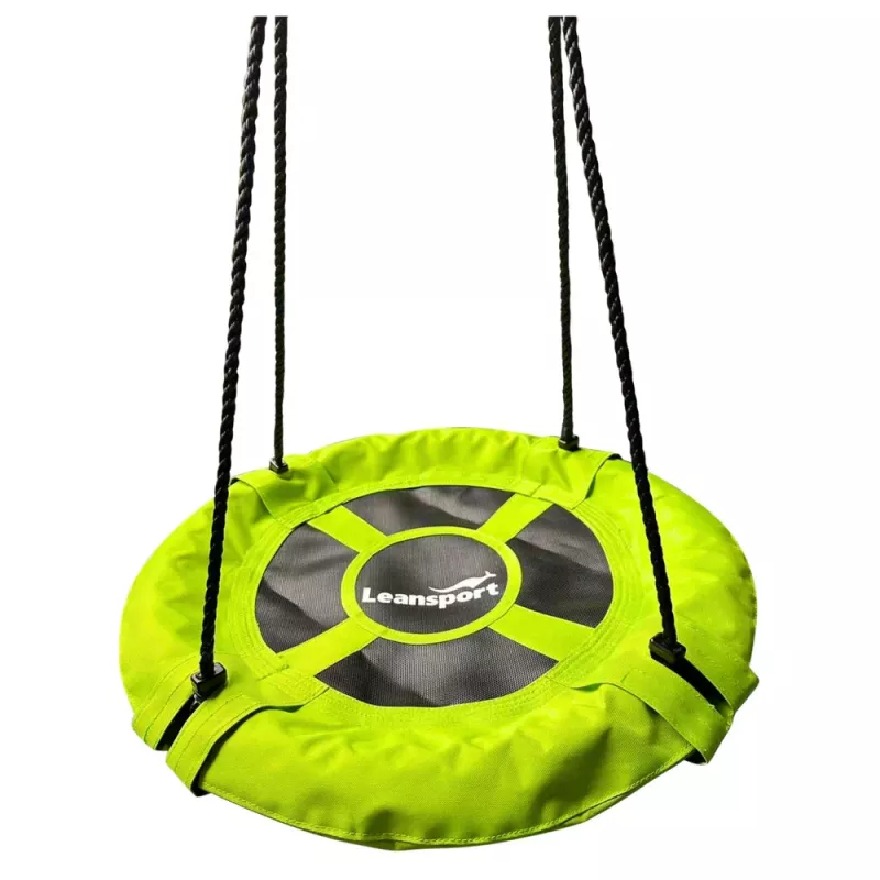 LEAN SPORT Sodo sūpynės Gandrų lizdas vaikams Žalia 60cm
