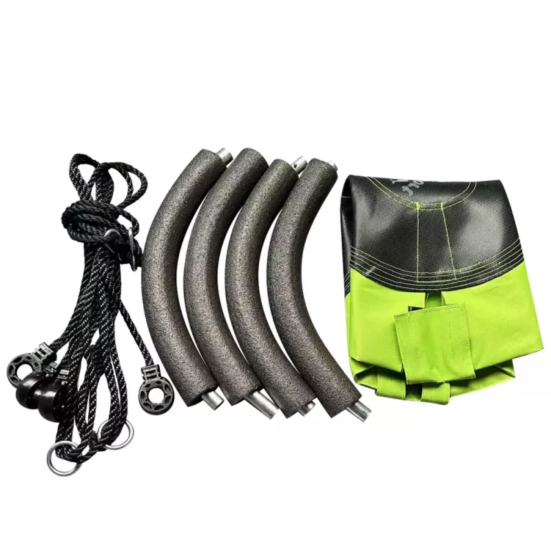 LEAN SPORT Sodo sūpynės Gandrų lizdas vaikams Žalia 60cm