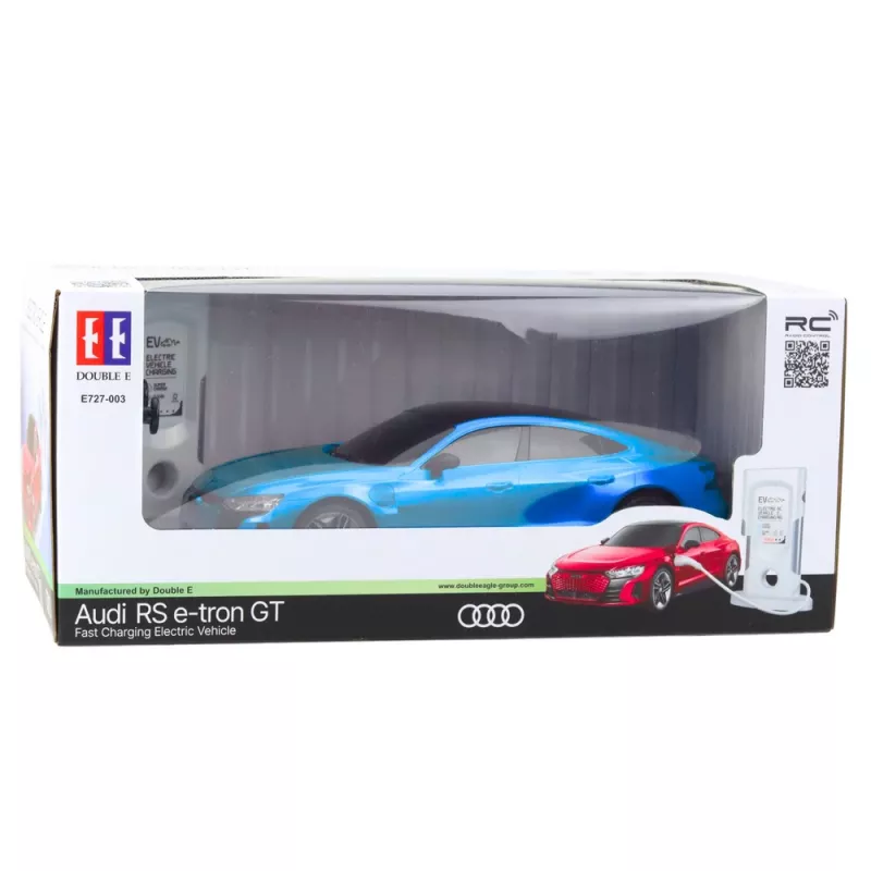 “Double E” Audi RS E-tron GT nuotolinio valdymo RC automobilis mėlynas 1:14
