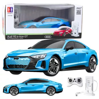 “Double E” Audi RS E-tron GT nuotolinio valdymo RC automobilis mėlynas 1:14