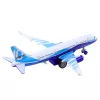 LEAN TOYS Keleivinis lėktuvas su atbulinės eigos varikliu, metalinis, šviesos, garsai, 23 cm