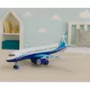 LEAN TOYS Keleivinis lėktuvas su atbulinės eigos varikliu, metalinis, šviesos, garsai, 23 cm