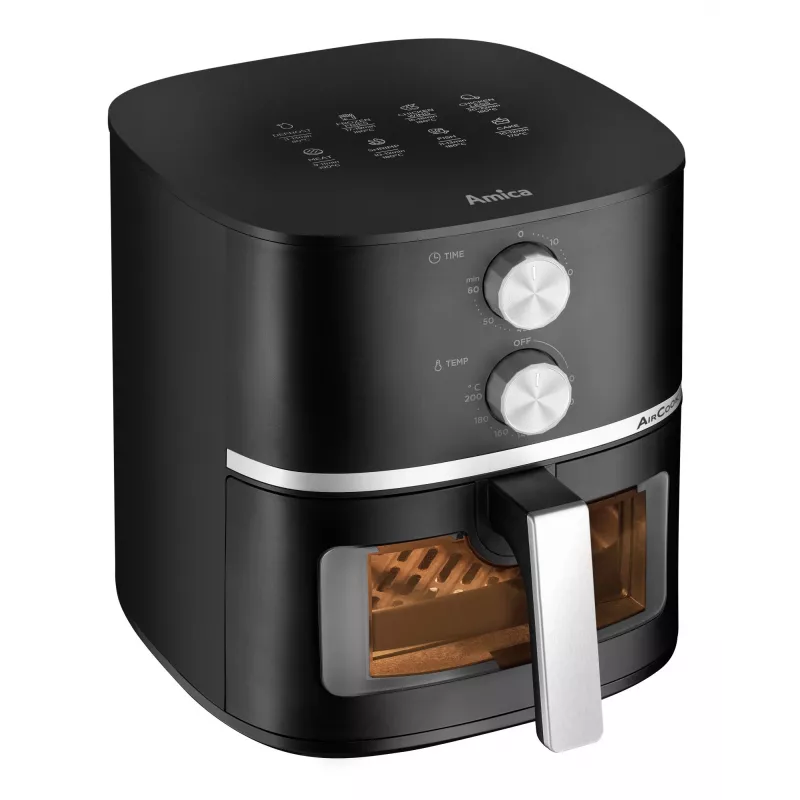 Amica AFM 2020 5.5 L Oro gruzdintuvas Juodas