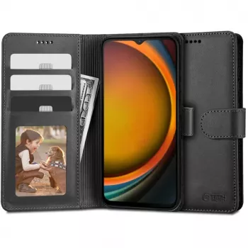 Tech-Protect Wallet Case, skirtas Samsung Galaxy Xcover 7, juodas