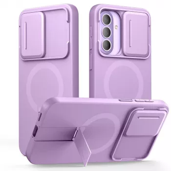 Tech-Protect Kevlar Aura MagSafe dėklas, skirtas Samsung Galaxy A57, violetinės spalvos