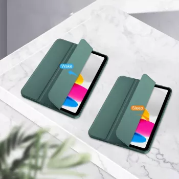 Tech-Protect SC Pen Case, skirtas iPad 10.9 (10th Gen, 2022) / iPad 11 (2025), žalias