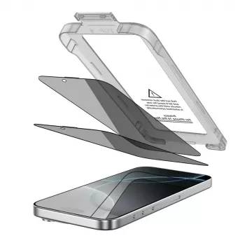 TECH-PROTECT Quick Set SPY+ privatumo ekrano apsauga 2 vnt., skirta iPhone 16 Pro Max