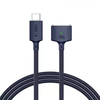 TECH-PROTECT MMC01 ULTRABOOST Magnetic MacBook Cable USB-C į MagSafe 3 140W 2m Midnight Blue