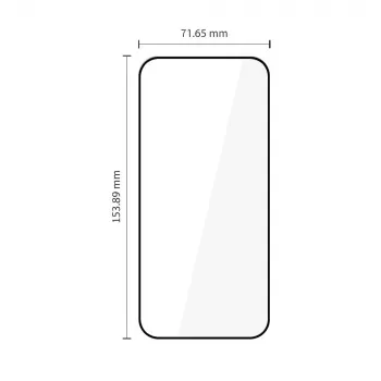 Tech-Protect Glass Fit+ 2 vienetų ekrano apsauga, skirta Xiaomi 17T, juoda