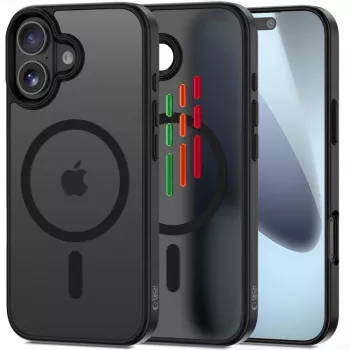 Tech-Protect Magmat XT 4-Set MagSafe Dėklas, skirtas iPhone 17, matinė juoda