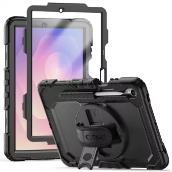 Tech-Protect tvirtas apsauginis dėklas, skirtas Samsung Galaxy Tab S11 11.0 (X730/X736B), juodas