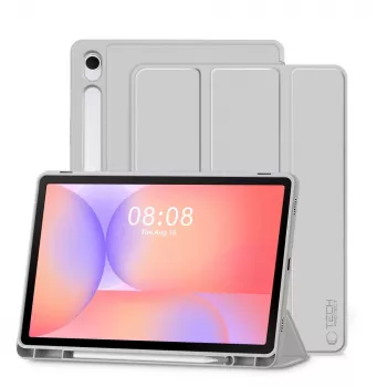 Tech-Protect SC Pen Folio Case, skirtas Samsung Galaxy Tab S9 11.0 / S9 FE / S10 FE / S10 Lite - pilka