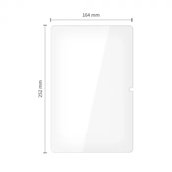 TECH-PROTECT Glass Fit+ 2-Pack grūdinto stiklo ekrano apsauga, skirta Samsung Galaxy Tab A9+ / A11+ Plus 11,0 colių (SM-X210/X215/X216/X230/X235/X236), skaidri