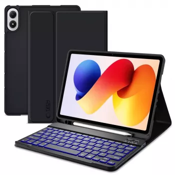 Tech-Protect SC PEN + KB, skirtas Xiaomi Poco Pad M1 / Redmi Pad 2 Pro 12.1, juodas