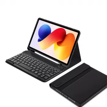 Tech-Protect SC PEN + KB, skirtas Xiaomi Poco Pad M1 / Redmi Pad 2 Pro 12.1, juodas