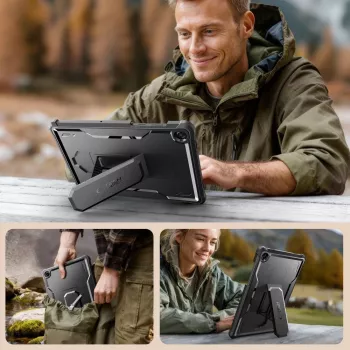 Tech-Protect Kevlar PRO Dėklas, skirtas Samsung Galaxy Tab A9+ / A11+ PLUS 11.0 X210/X215/X216/X230/X235/X236, juodas