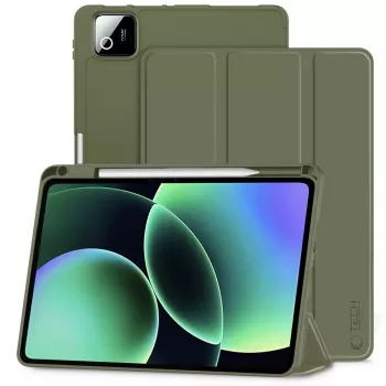 Tech-Protect SC Pen Case skirtas Xiaomi Pad 7 / 7 Pro / 8 / 8 Pro 11.2, Pine Green