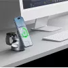 TECH-PROTECT A48 3-in-1 Magnetic MagSafe Wireless Charger 25W Qi2.2 Dark Grey