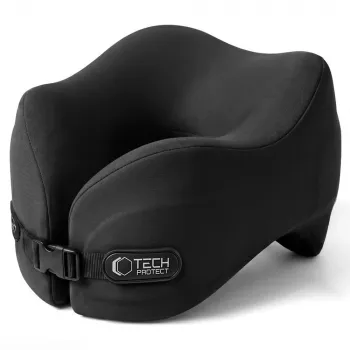 TECH-PROTECT COMFORTREST KELIONINĖ PAGALVĖ KAKLUI JUODA
