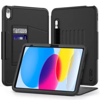 Tech-Protect SC Pen Armor Case, skirta iPad 10,9 inch 10-osios kartos (2022) / iPad 11 inch 11-osios kartos (2025) - juoda