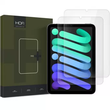 HOFI Glass Pro+ 2 vnt. grūdinto stiklo ekrano apsauga, skirta Apple iPad Mini 8,3 colio 6/7 kartai, permatoma