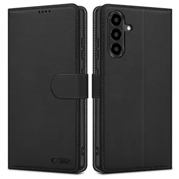Tech-Protect dėklas su pinigine, skirtas Samsung Galaxy A27 5G, juodas