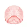 GLOV Satin Hair Bonnet garbanotiems ir formuotiems plaukams - nuo pūkavimosi, mažina trintį, apsaugo nuo lūžinėjimo - Juoda