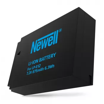 Newell atsarginė baterija, skirta Canon LP-E12, 875mAh, 7,2V Li-ion