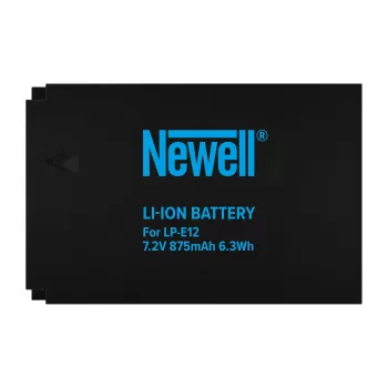 Newell atsarginė baterija, skirta Canon LP-E12, 875mAh, 7,2V Li-ion