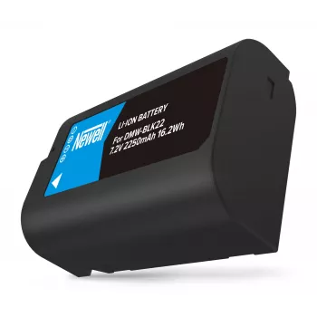 Newell atsarginė baterija DMW-BLK22, skirta Panasonic Lumix fotoaparatams, 2200mAh, 7,2V, Li-ion, juoda