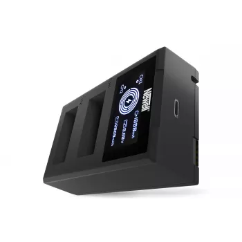 Newell dviejų kanalų FDL-USB-C įkroviklis, skirtas Canon LP-E12 baterijoms