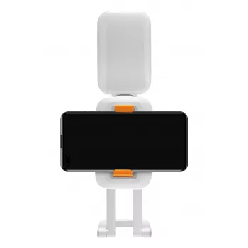 Camrock Live Stream LED skydinė šviesa su išmaniojo telefono laikikliu