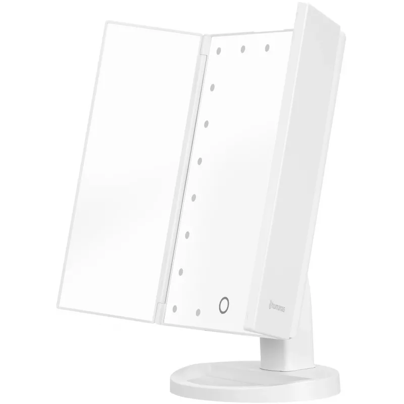 Humanas HS-ML04 LED Makeup Mirror with Illumination - White