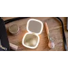 Humanas HS-PM01 Kosmetinis veidrodis su LED apšvietimu - Rožinis