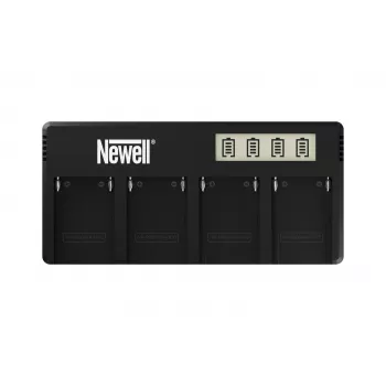 Newell DF-4CH keturių kanalų baterijų įkroviklis, skirtas Sony NP-F serijai