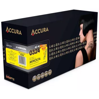 ACCURA Suderinama Tonerio Kasetė, skirta Konica Minolta TN-324Y (Geltona, Didelės Talpos)
