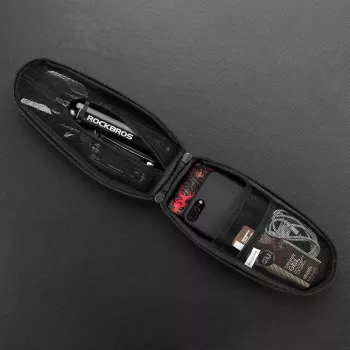 ROCKBROS B60 Waterproof Bicycle Frame Bag - Black
