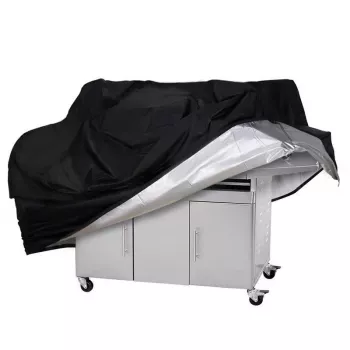 HURTEL Waterproof Protective Cover XXL Black for Grill, Bicycle, Motorcycle, Garden Furniture