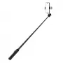 WOZINSKY Selfie Stick WC12YDS teleskopinis trikojis 1,3 m aliuminio lydinys su dviguba LED šviesa ir telefono laikikliu - juoda