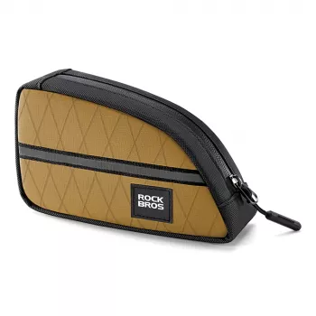 ROCKBROS Dviračio rėmo krepšys 0,8L Rudas