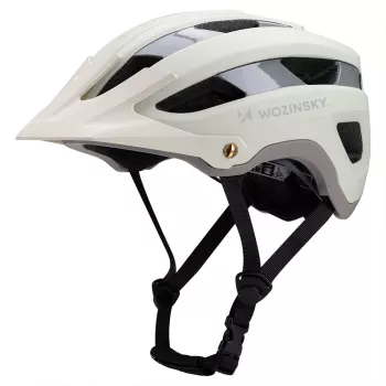 WOZINSKY MTB Šalmas su nuimamu skydeliu, lengvas, 57-62 cm - pastelinė žalia