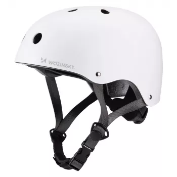 WOZINSKY BMX/Paspirtuko Šalmas Lengvas 54-58 cm - Baltas