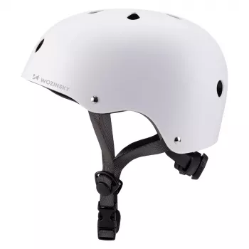 WOZINSKY BMX/Paspirtuko Šalmas Lengvas 54-58 cm - Baltas