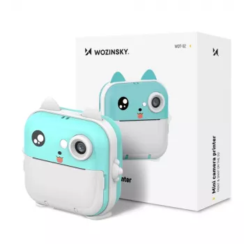 Wozinsky WDT-02 Momentinė spausdinimo skaitmeninė kamera vaikams - mėlyna