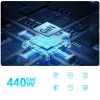 Wozinsky 240W GaN QC3 Įkrovimo Stotelė - Juoda