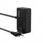 Wozinsky 240W GaN QC3 Įkrovimo Stotelė - Juoda